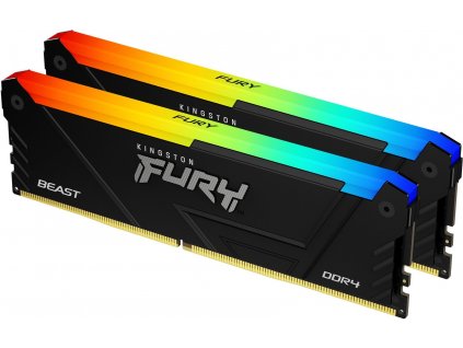 Kingston Fury Beast DIMM DDR4 32GB 2666MHz 1Gx8 RGB (Kit 2x16GB) (KF426C16BB12AK2/32)