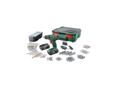 Bosch PSR 1800 LI-2, 1x1,5 Ah, Systembox, 241dílná sada AC (0.603.9A3.10S) (0.603.9A3.10S)