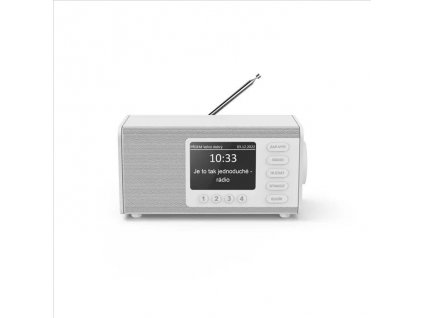 Hama digitální rádio DR1000, FM/DAB/DAB+, bílé (54241)