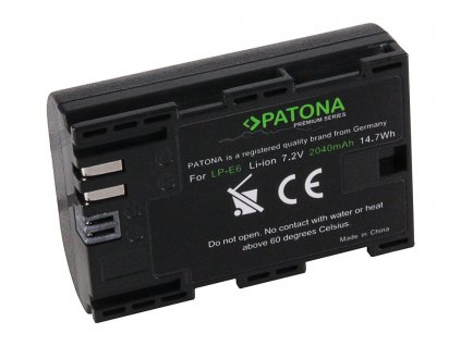 Patona Premium PT1212 - Canon LP-E6  2040mAh Li-Ion (PT1212)