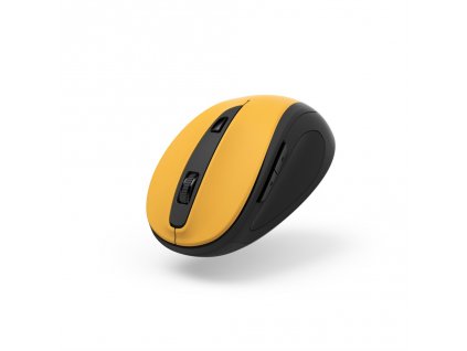 Hama bezdrátová optická myš MW-400 V2, ergonomická, žlutá/černá (173029)