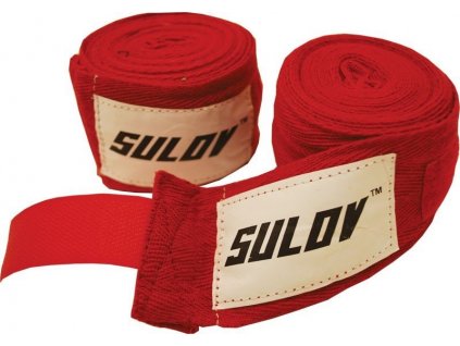 Box bandáž SULOV nylon 4m, 2ks, červená (BOXBAND-NY-4-4)