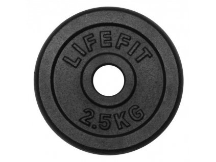 LifeFit Kotouč 2,5kg, kovový, pro 30mm tyč (F-KOT30-025)