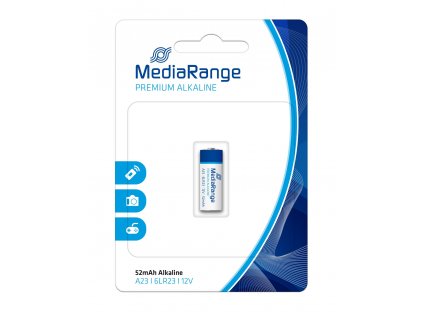 MediaRange Premium alkalická baterie A23, 6LR23, 12V (MRBAT114)