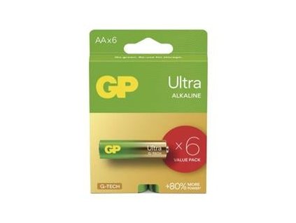 GP alkalická baterie ULTRA AAA (LR03) 6pack (1013124100)