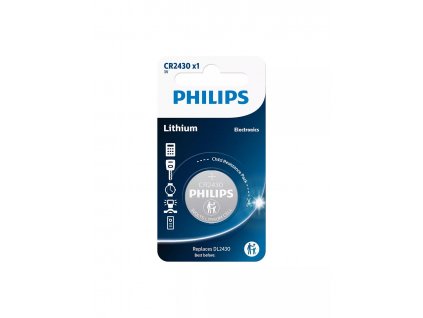 PHILIPS CR2430/00B Minicells Baterie, Lithium (Phil-CR2430/00B)