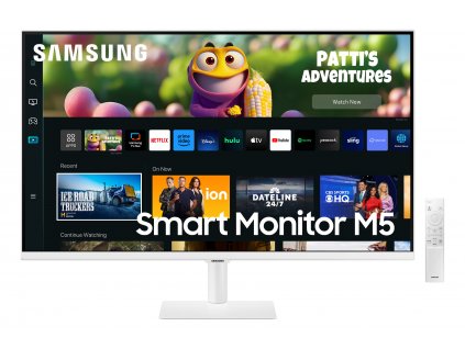 27" Samsung Smart Monitor M5 bílý (LS27CM501EUXDU)
