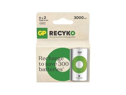 Nabíjecí baterie GP ReCyko 3000 D (HR20) (1032422300)