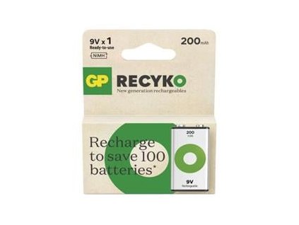 Nabíjecí baterie GP ReCyko 200 (9V) (1032521021)