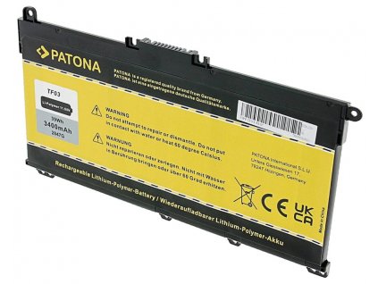 PATONA baterie pro ntb HP Pavilion 14-BF/15-CC 3400mAh Li-Pol 11,55V TF03XL (PT2847)