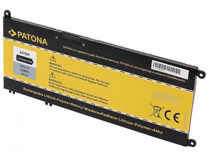 PATONA baterie pro ntb DELL Inspiron 13/15/17 G3 3600mAh Li-Pol 15,2V 33YDH (PT2872)