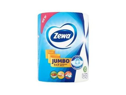 ZEWA Papírové utěrky "Jumbo White", role, 325 útržků (KHHZ35)