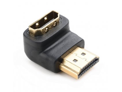 NEDIS adaptér HDMI úhlový 90°/ HDMI konektor - HDMI zásuvka/ černá (CVGB34901BK)