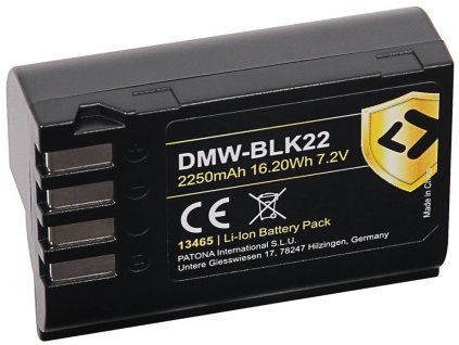 PATONA baterie pro foto Panasonic DMW-BLK22 2250mAh Li-Ion Protect (PT13465)