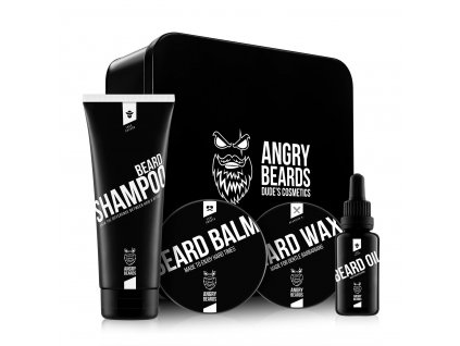 Angry Beards Velká sada péče o vousy Smooth & Saloon (ST-GROOMING-SMOOTH)
