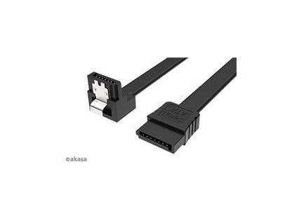 AKASA Proslim SATA kabel 90° - 50 cm (AK-CBSA09-05BK)