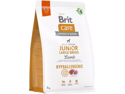 Brit Care Dog Hypoallergenic Junior Large Breed, 3kg granule pro štěňata (8595602559053)