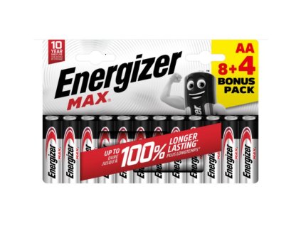 Energizer Alkaline Power - Tužka AA 8+4 zdarma (EU020)