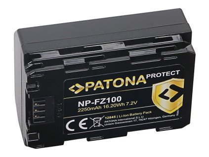 Patona baterie Sony NP-FZ100 2250mAh Li-Ion Protect (PT12845)