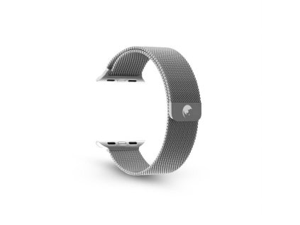RhinoTech ocelový řemínek milánský tah pro Apple Watch 38 / 40 / 41mm stříbrný (RTACC219)