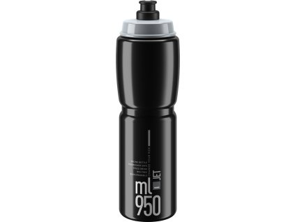 Lahev Elite  Jet 950ml, černá/šedé logo (E0190902)