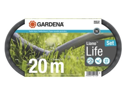 Gardena 18450-20 textilní hadice Liano™ Life 20 m – sada (18450-20)