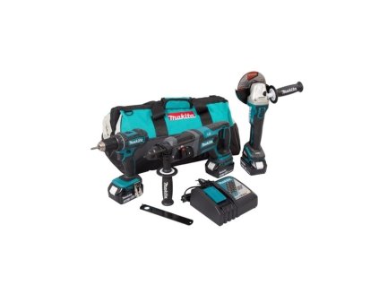 Makita DLX3078TX1 Aku sada DGA504+DHR241+DDF482 Li-ion LXT 18V/5,0Ah (DLX3078TX1)