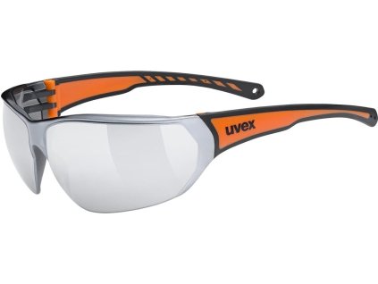 Sluneční brýle Uvex Sportstyle 204, BLACK/ORANGE (00079772)