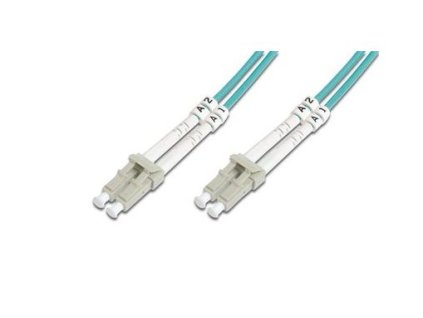 DIGITUS Fiber Optic Patch Cord, LC/LC Multimode 50/125 µ, OM3, Duplex, 5m (DK-2533-05/3)