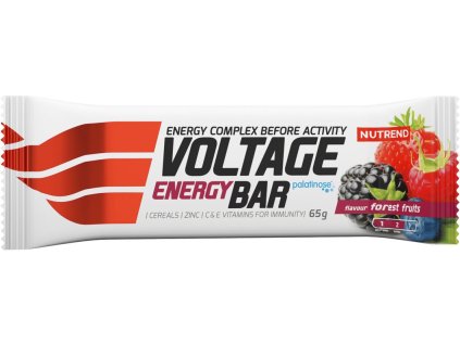 Nutrend VOLTAGE ENERGY bar 65 g, lesní plody (VM-034-65-LP)