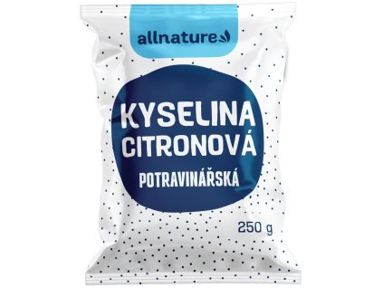 Allnature Kyselina citronová 250 g (16398 V)