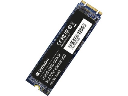 VERBATIM SSD Vi560 S3 M.2 256GB SATA III, W 560/ R 520MB/s (49362)