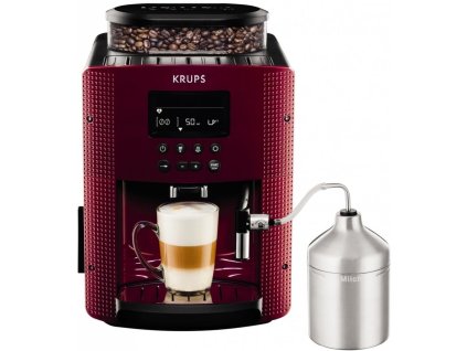 Krups EA816570 Pisa Red + XS6000 Autocappuccino (EA816570)