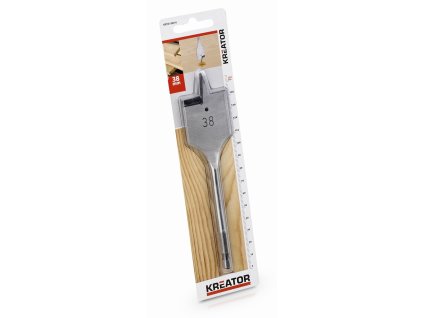 Kreator KRT010816 - Plochý vrták do dřeva 38 x 152 mm (KRT010816)