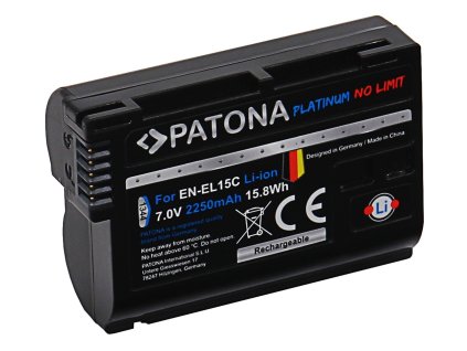 Patona PT1344 - Nikon EN-EL15C 2250mAh Li-Ion Platinum (PT1344)