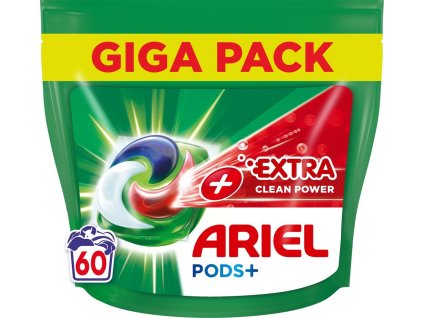 Ariel Gelové kapsle na praní Extra Clean Power, 60 ks (8001090804969)