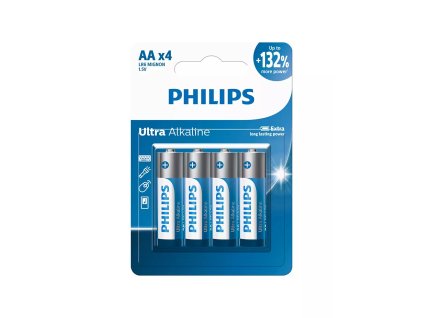 PHILIPS LR6E4B/10 AA Ultra Alkaline baterie (4ks) (Phil-LR6E4B/10)