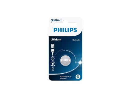 PHILIPS CR1620/00B Minicells Baterie, Lithium (Phil-CR1620/00B)