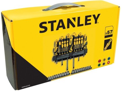 Stanley 57dílná sada šroubováků, bitů a hlavic (STHT0-62143)