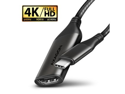 AXAGON RVC-HI2M, USB-C -> HDMI 2.0a redukce / adaptér, 4K/60Hz HDR10 (RVC-HI2M)
