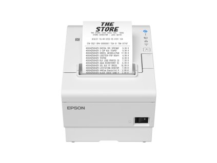 EPSON pokladnní tiskárna TM-T88VII bílá, RS232, USB, Ethernet, vyměnitelné rozhraní (C31CJ57111)