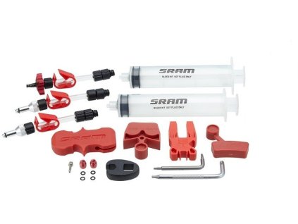 SRAM standardní odvzdušňovací sada (v balení 2 stříkačky/fittings, bleed blocks, Torx tool (00.5318.016.001)