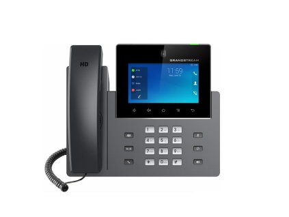 Grandstream GXV3350 SIP video telefon, 5" dot. displ., 16 SIP účty, 2x1Gb, Android, WiFi, BT, PoE+ (GXV3350)