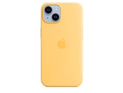 Apple iPhone silikonový kryt s MagSafe na iPhone 14, slunečně žlutý (mpt23zm/a)