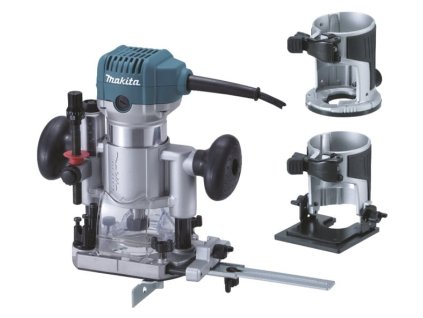 Makita RT0702CX2J Kombinovaná frézka s příslušenstvím 700W,Makpac (RT0702CX2J)