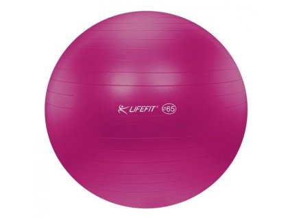 LifeFit Anti-Burst 65 cm, bordó gymnastický míč (F-GYM-65-22)