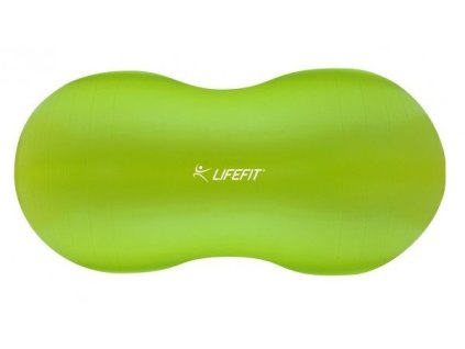 LifeFit Nuts 90x45 cm, sv. zelený gymnastický míč (F-GYM-NU01-01)