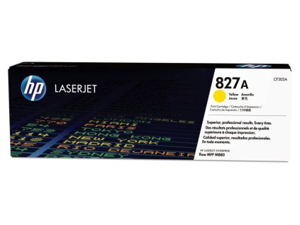 HP 827A Žlutá originální tonerová kazeta LaserJet (CF302A)