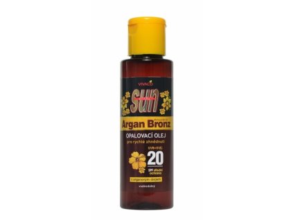 Sun Vital opalovací olej s BIO arganovým olejem SPF 20, 100 ml (201103)