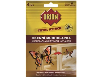 Orion Total Attack okenní mucholapka 4ks (8411660480361)